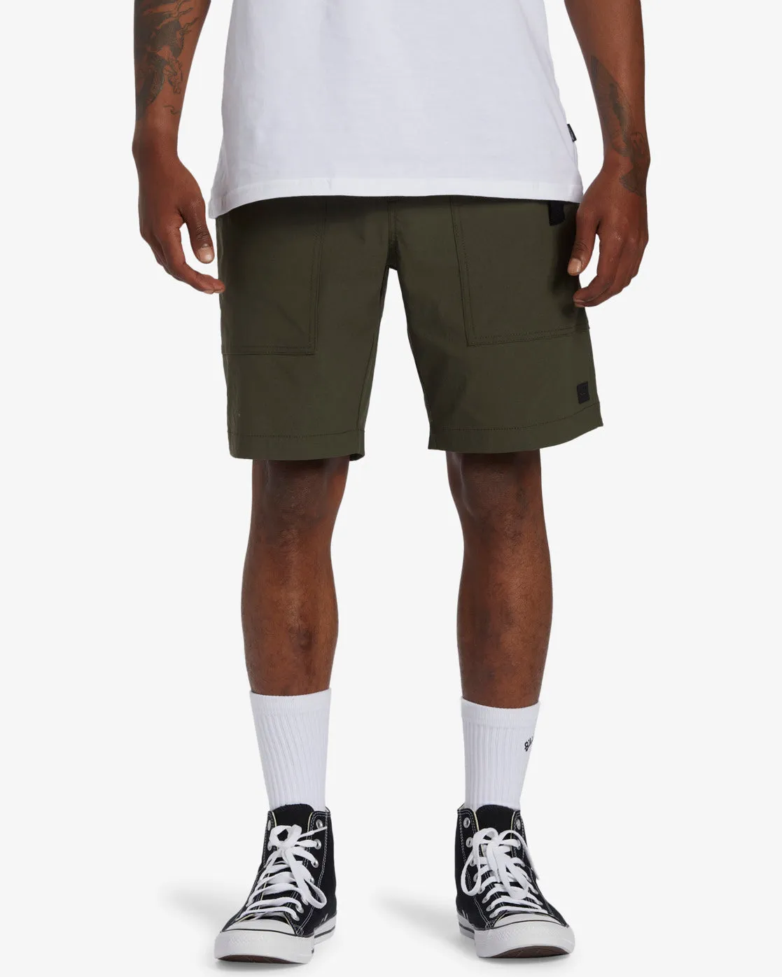 Surftrek Trail Climber 19" Cargo Shorts - Military
