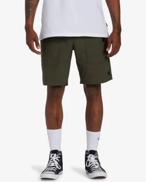 Surftrek Trail Climber 19" Cargo Shorts - Military