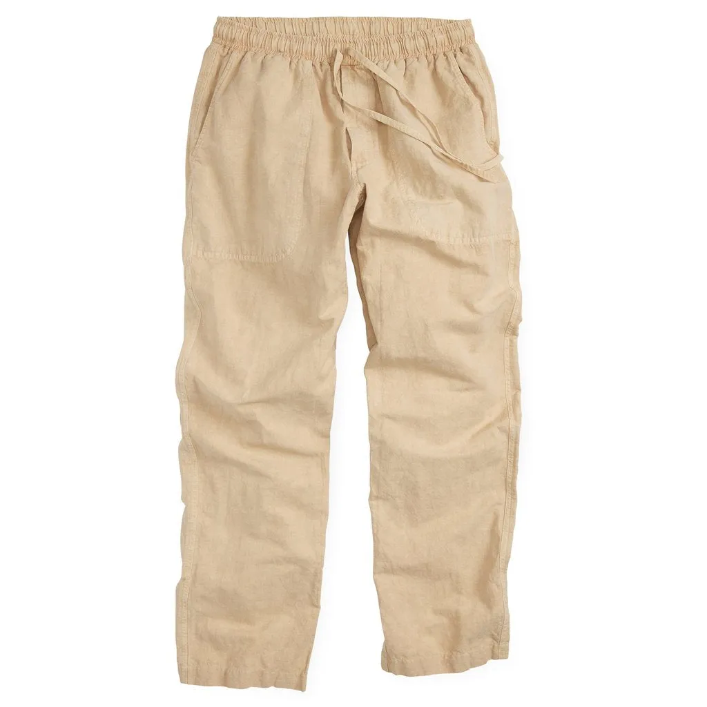 Taranaki Linen-Cotton Drawstring Pants