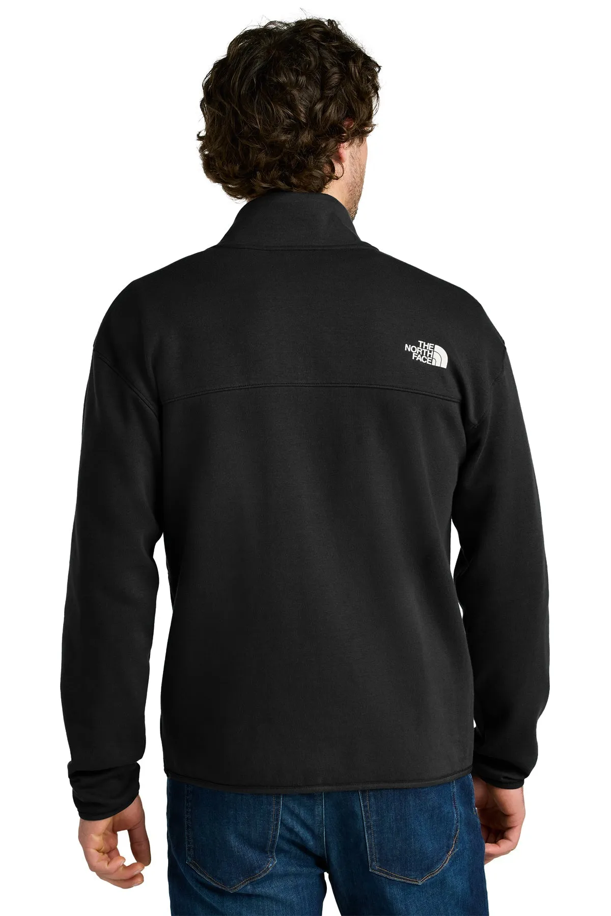 The North Face Double-Knit 1/2-Zip Custom Fleece, Black