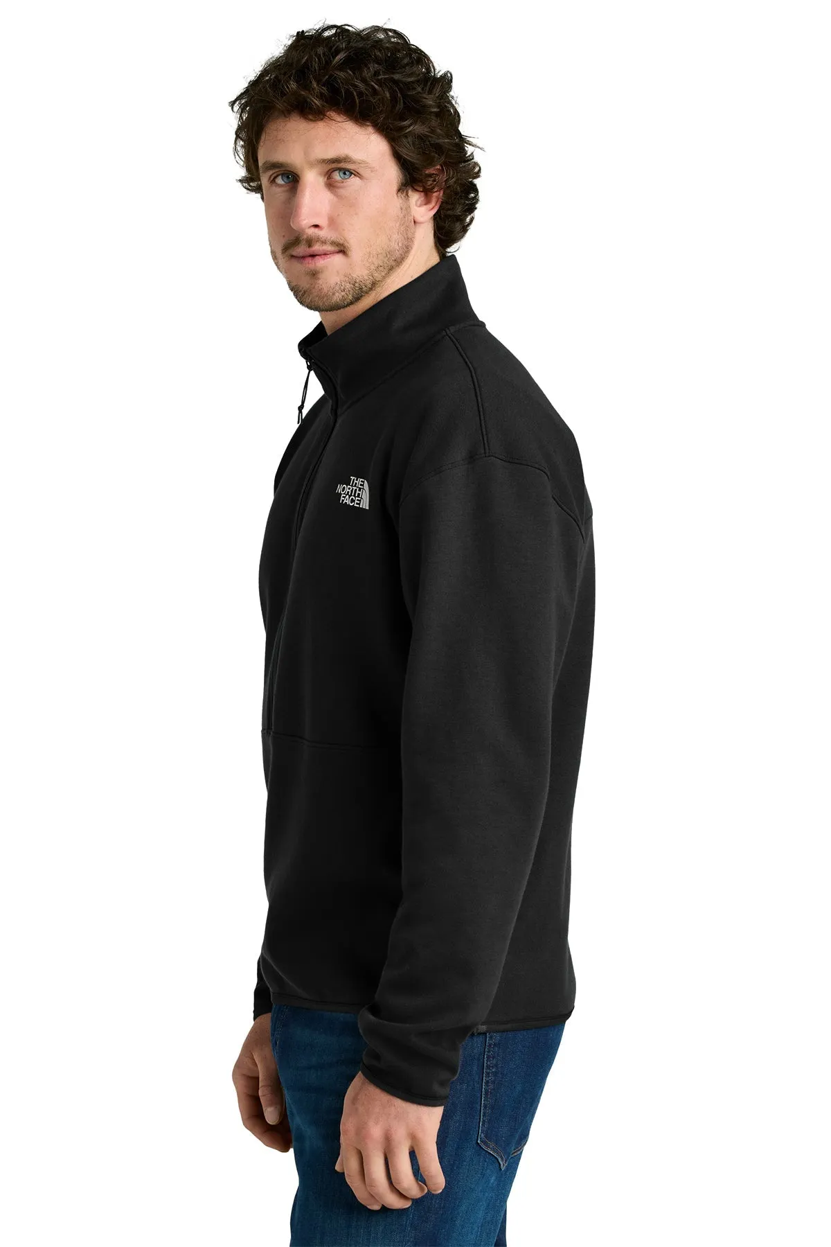The North Face Double-Knit 1/2-Zip Custom Fleece, Black