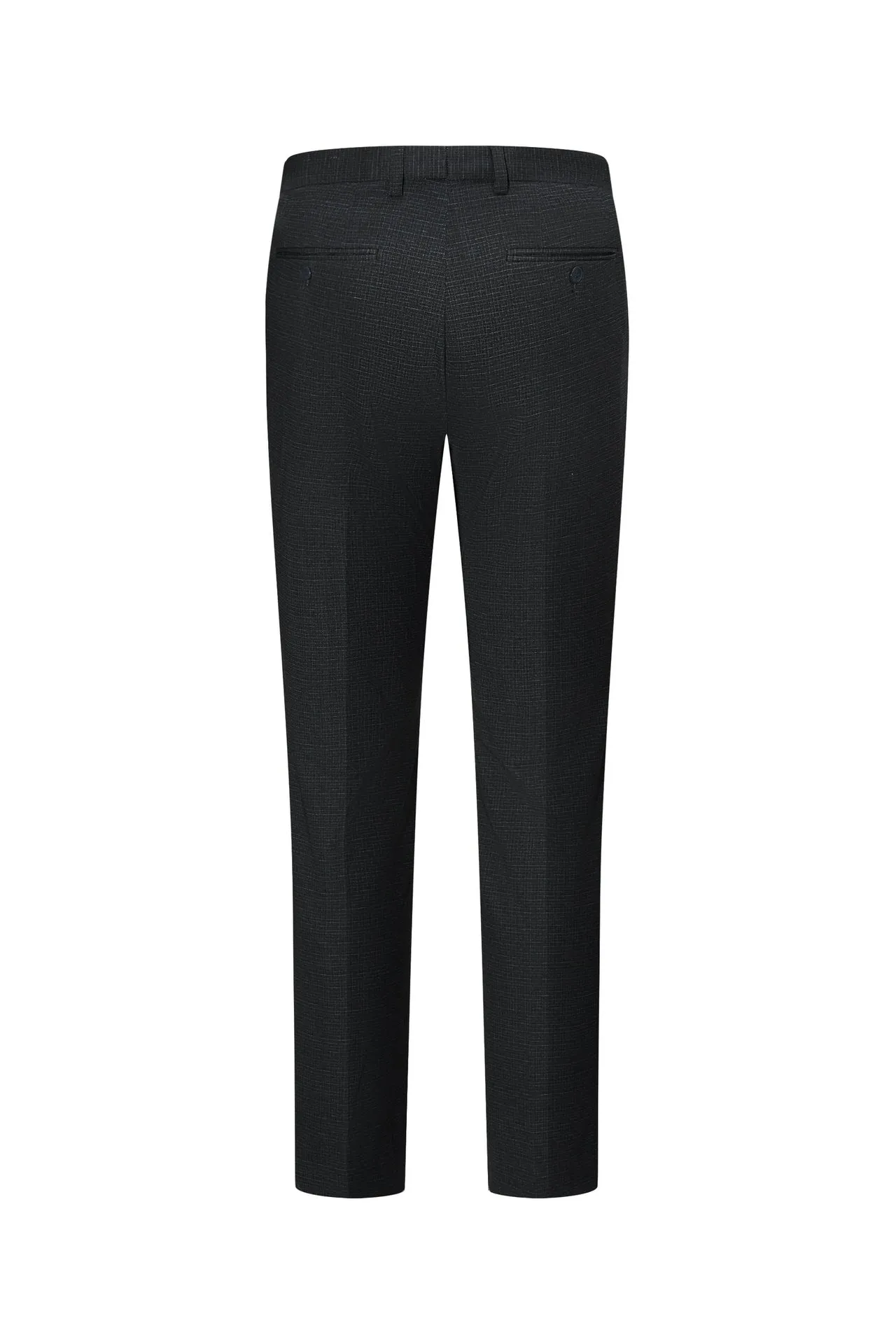 Ultra Soft Multi-Way Stretch Pattern Formal Pants in Elastic Smart Fit