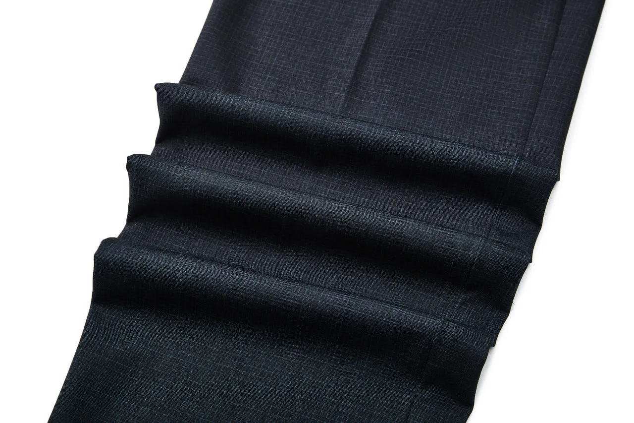 Ultra Soft Multi-Way Stretch Pattern Formal Pants in Elastic Smart Fit