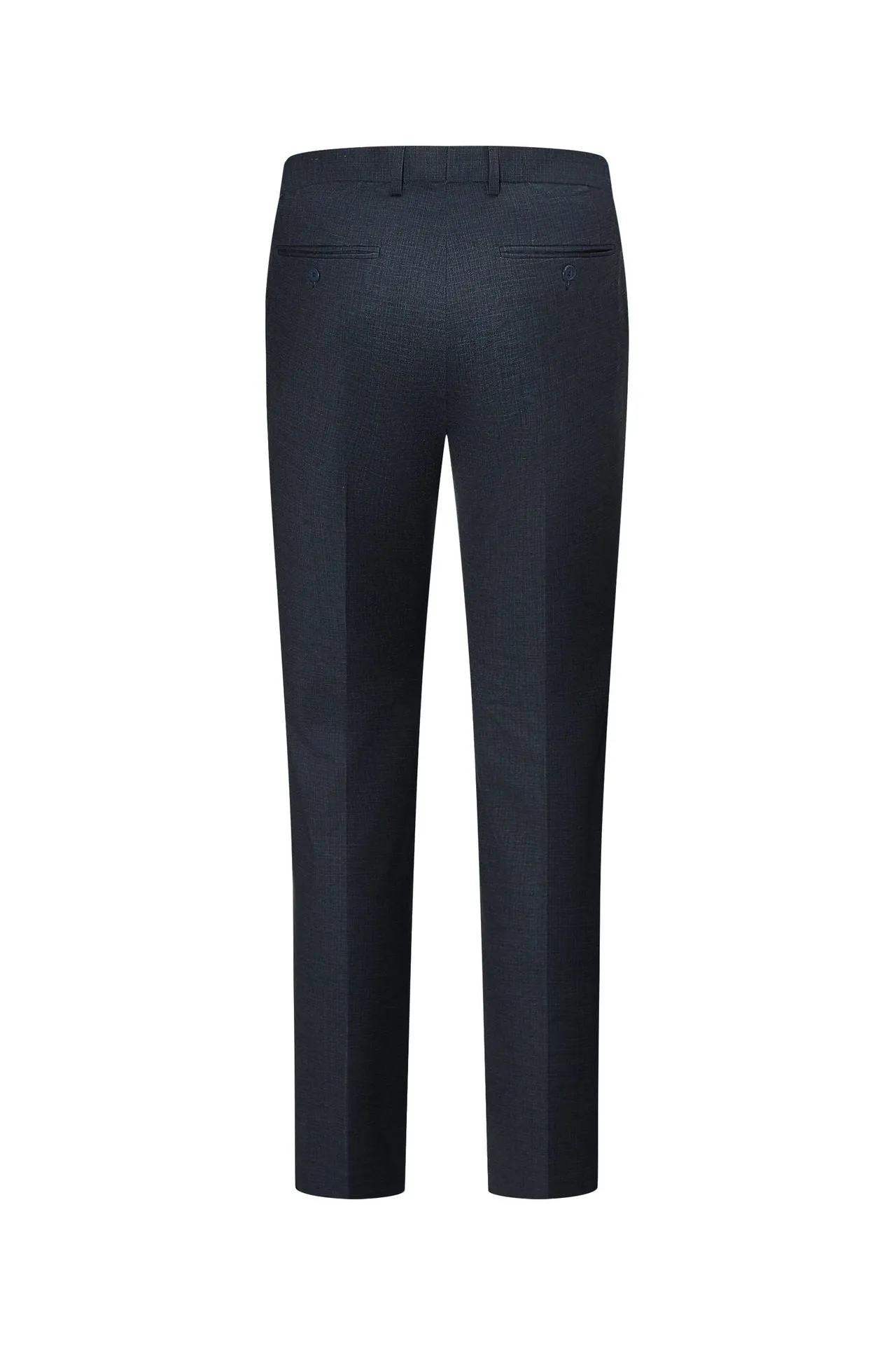 Ultra Soft Multi-Way Stretch Pattern Formal Pants in Elastic Smart Fit
