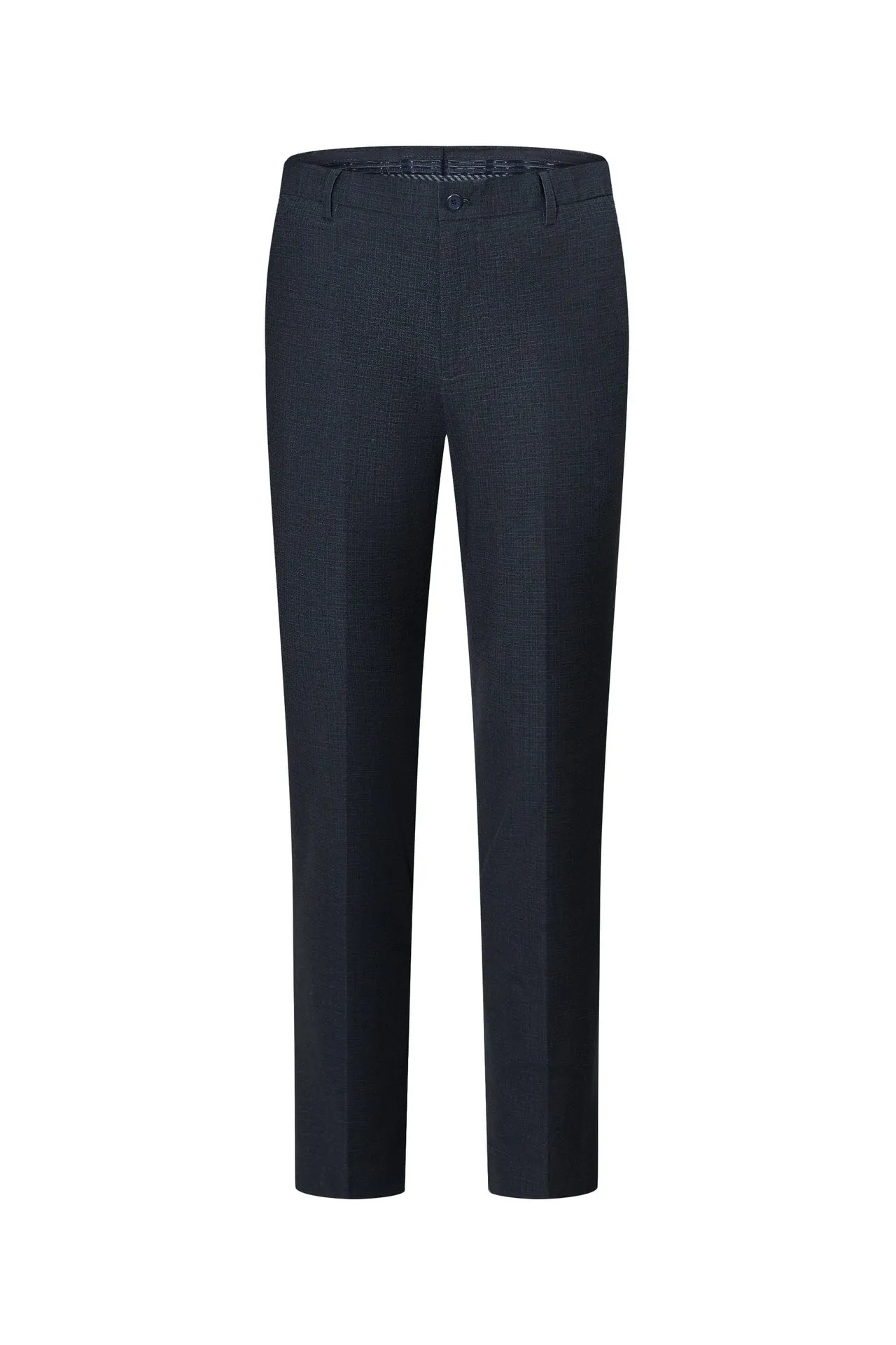 Ultra Soft Multi-Way Stretch Pattern Formal Pants in Elastic Smart Fit