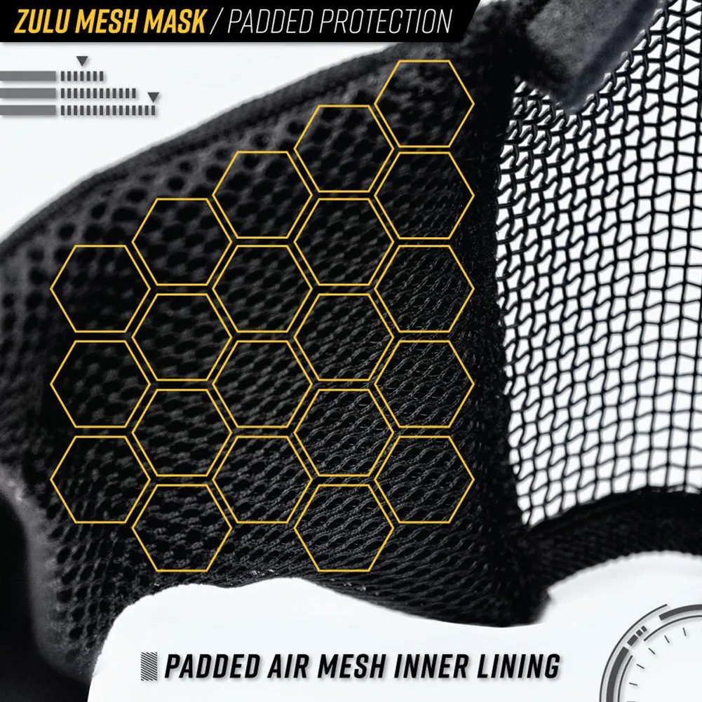 Valken Tactical ZULU Airsoft Lower Face Steel Mesh Mask