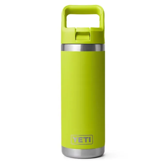 YETI 18 oz Rambler Water Bottle with Color-Matched Straw Cap