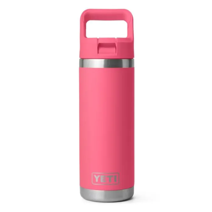 YETI 18 oz Rambler Water Bottle with Color-Matched Straw Cap