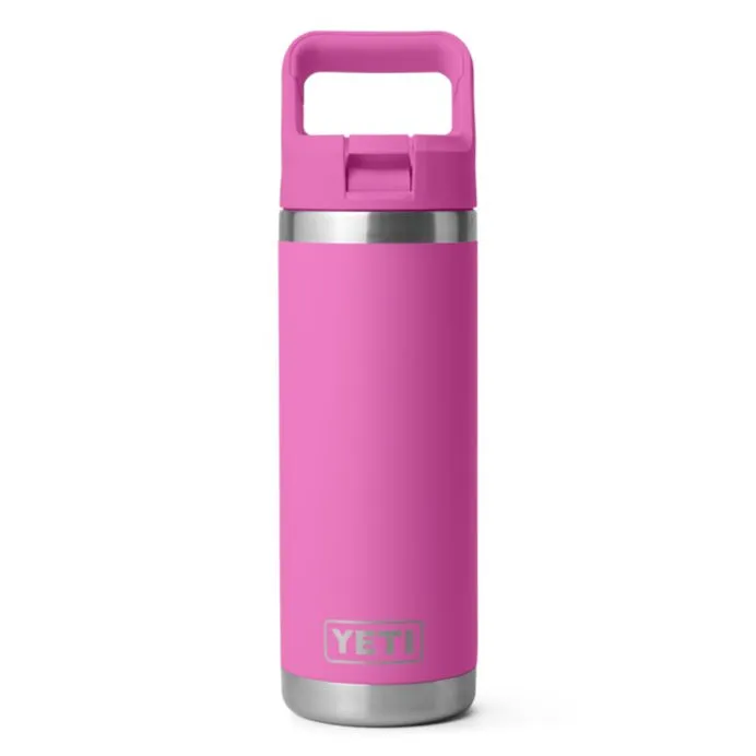 YETI 18 oz Rambler Water Bottle with Color-Matched Straw Cap