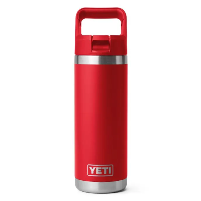 YETI 18 oz Rambler Water Bottle with Color-Matched Straw Cap