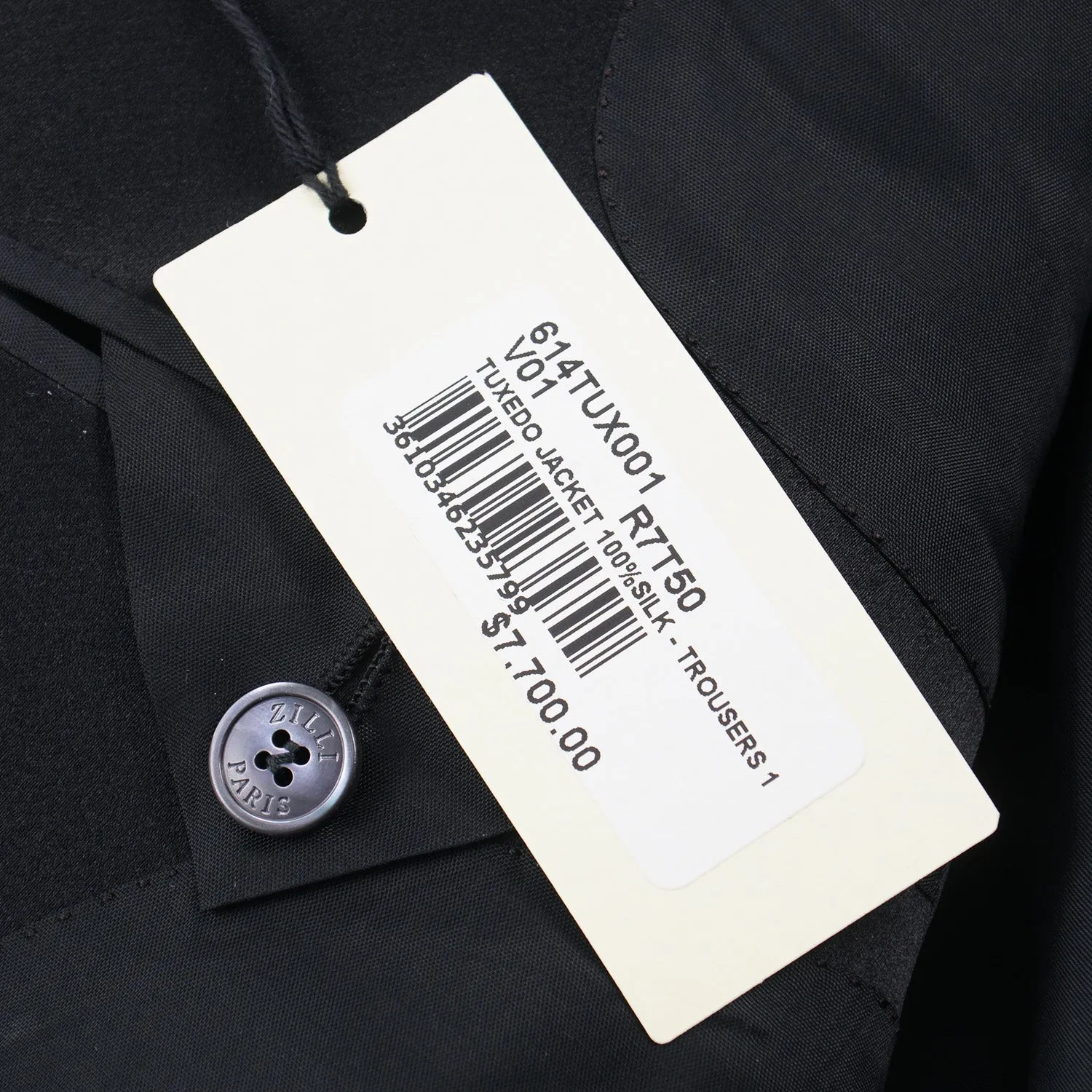 Zilli Patterned Tuxedo with Peak Lapels