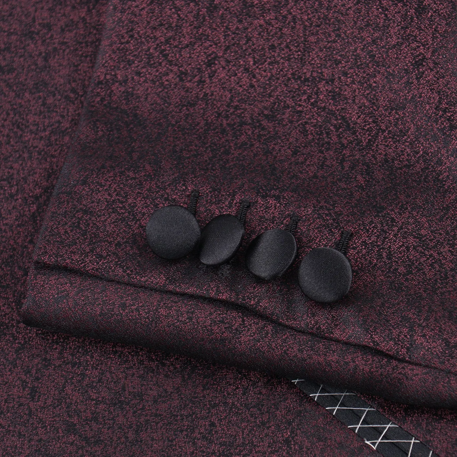 Zilli Patterned Tuxedo with Peak Lapels